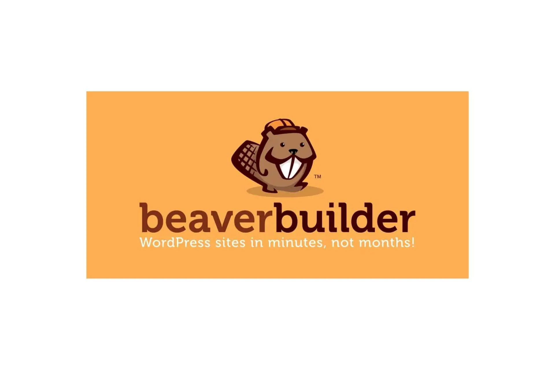Logo de Beaver Builder avec castor souriant