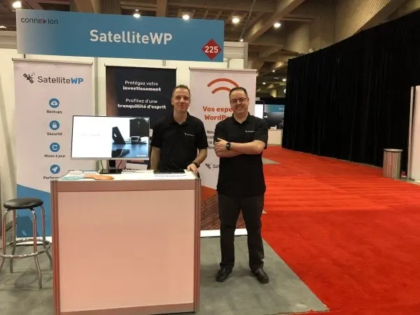Photo du stand de Satellite WP