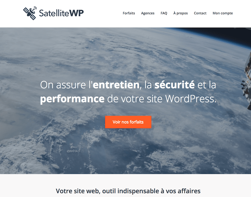 Image de site SatelliteWP
